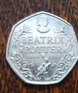 Rare 150th Anniversary of Beatrix Potter collectors 50p coin 2016