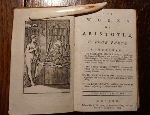 The Works of Aristotle in four parts, London, T. Walker, 1777