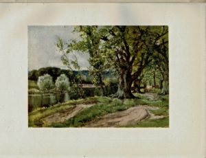 Vintage print, the Forest Pool, Chingford, 1908