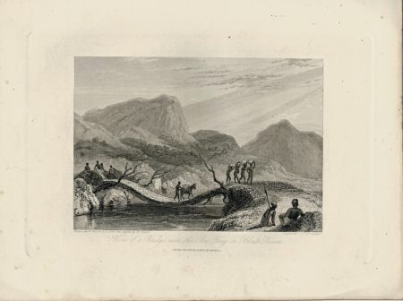 View of Bridge over the Ba Fing or Black River, 1830 ca.