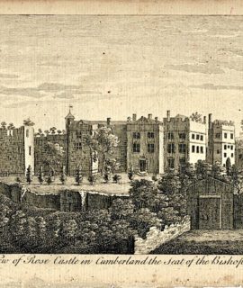 A View of Rose Castle in Cumberland the seat of the Bishop of Carliste, 1776
