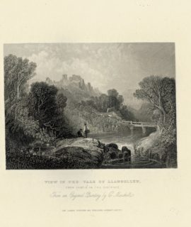 View in the vale of Llangollen, 1860 ca.