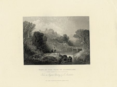 View in the vale of Llangollen, 1860 ca.