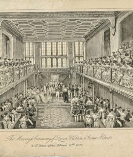 The Marriage Ceremony of Queen Victoria & Prince Albert, 1840