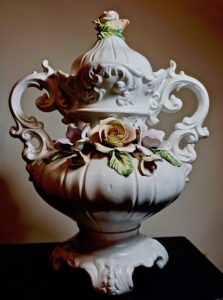 Vintage Capodimonte Amphora Vase, 1960