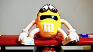 M&M's Barnstorming Bi-Plane Sweet/Candy Collectable Dispenser