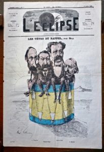 Rare Périodique, "L’Éclipse", Deuxième Année, n 77, 10 Juillet 1869