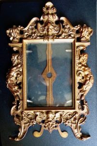 Antique Victorian Brass French Tabletop Photo Frame