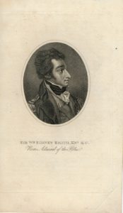 Antique Engraving Print, Sir W.m Sidney Smith, Kn.t K.C. Rear Admiral of the Blue, 1810 ca.