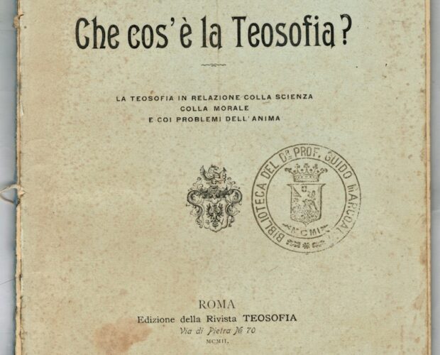 Che cos'è la Teosofia? 1902, rare