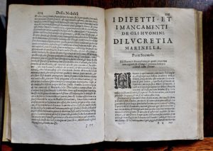 La Nobiltà et l'Eccellenza delle donne co' difetti et mancamenti de gli huomini di Lucretia Marinella in due parti diviso, 1601