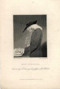 Antique Engraving Print, John Byrom M.A., 1822