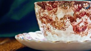 Rare Antique Fenton England Samuel Radford Tea Cup, 1880