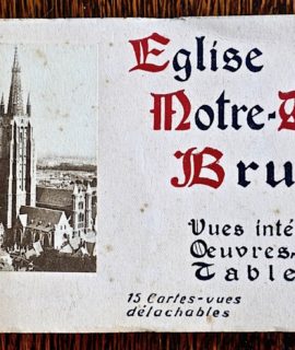 Eglise Notre-Dame Bruges, 15 Cartes-vues délachables, Ern. Thill, Btuxelles, 1910 ca.