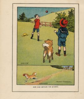Rare Vintage Print, How Juby Settled the Quarrel, by Stuart Barker, 1917
