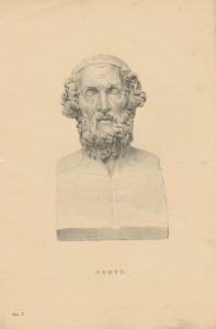 Antique Print, Homer, 1880