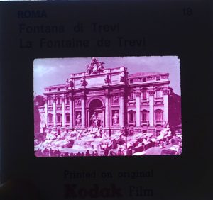 Vintage Kodak Souvenir of Roma, 60 slides, 35 mm.