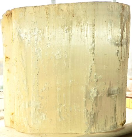 Very Large Antique Selenite Block