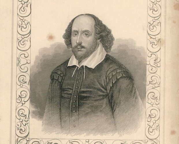 Antique Engraving Print, Shakespeare, London, Tallis, 1830 ca.