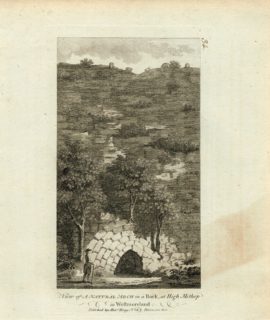 View of a Natural Arch in a Rock, at Hight Methop in Westmoreland, 1790 ca.