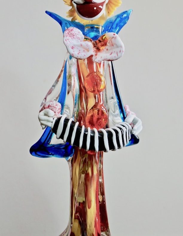 Vintage original Murano Glass Clown, 38 cm., 1950