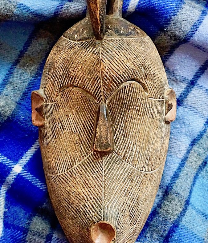 Antique Handmade African Tribal Mask