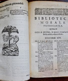 Biblioteca Morale Predicabile opera di Gioseppe Mansi, Tomo III, Venezia 1666