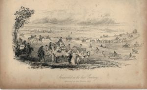 Newmarket in the last Century, Morning on the Warren Hill, 1840
