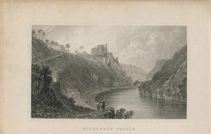 Antique Engraving Print, Kilgerran Castle, Pembrokeshire, 1831
