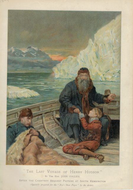 Vintage Print, The Last Voyage of Henry Hudson by John Collier, 1894