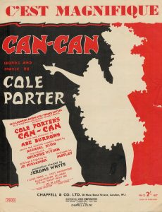 Broadway Musical sheet music "C'est Magnifique, Can-Can", 1958
