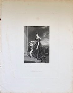 Antique Engraving Print, Frances, Marchioness of Londonderry, 1837