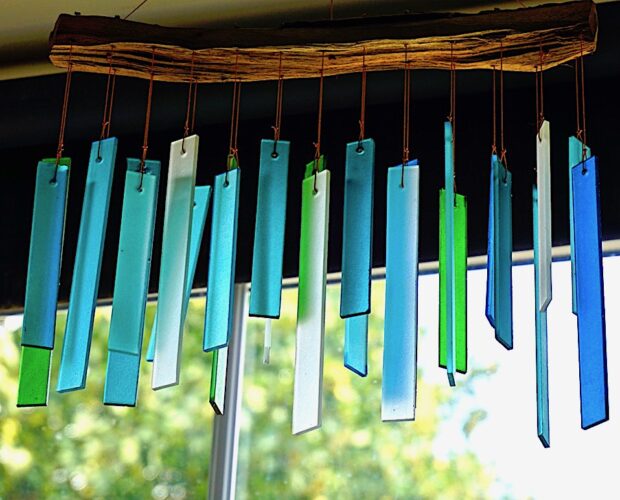 Handwork, Seaglass & Driftwood Chime
