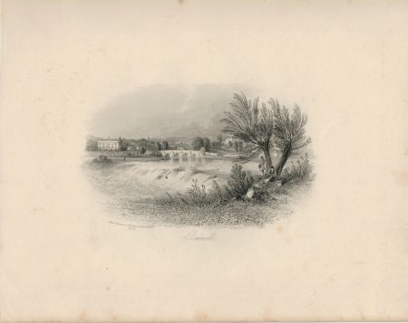 Antique Engraving Print, Bakewell, 1840