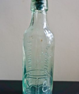 Antique Victorian Glass Bottle, Talbot Mineral Water