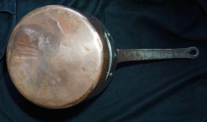 Antique victorian copper pan