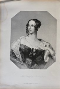 Antique Engraving Print, The Duchess of Roxburghe, 1839