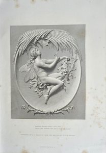 Antique Engraving Print, Ariel, 1873