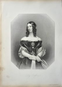 Antique Engraving Print, Lady Dufferin, 1867