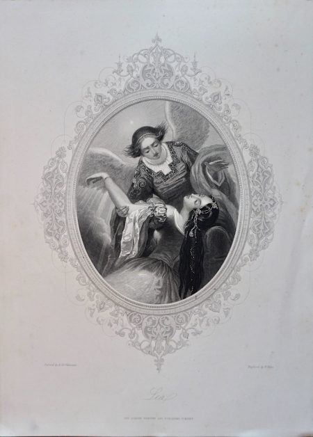 Antique Engraving Print, Lea, 1846