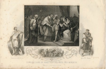 Edward, Duke of York Parting with his Mother, 1840