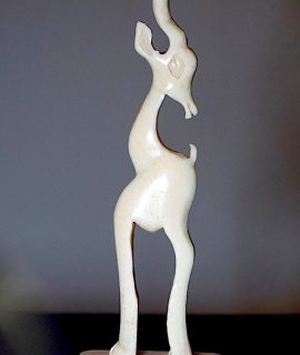 Ancient ivory deer figurine