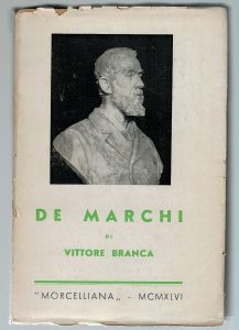 De Marchi di Vittore Branca, Morcelliana, 1946