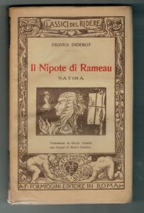 Dionigi Diderot, Il nipote di Rameau, satira, Formiggini, 1929