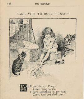 Vintage Print, Are You Thirsty... 1890