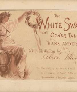Vintage Print, The White Swan, 1880