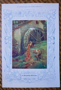 Rare Vintage Print, A Dreamland Princess by Elizabeth Stanhope Forbes, 1909