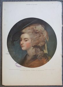 Vintage Print, Georgiana Spencer, 1890 ca.