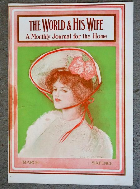 Vintage Art Cover Print, From The World & His Wife, 1910 ca.