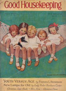 Original Vintage Art Cover, Good Housekeeping, July 1930